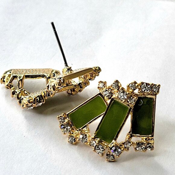 Green Mini Earrings - Picture 5 of 8